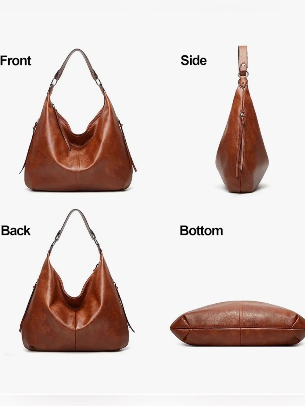 NWT - Auralith Soft Leather Handbags for Women - 3 Piece Set